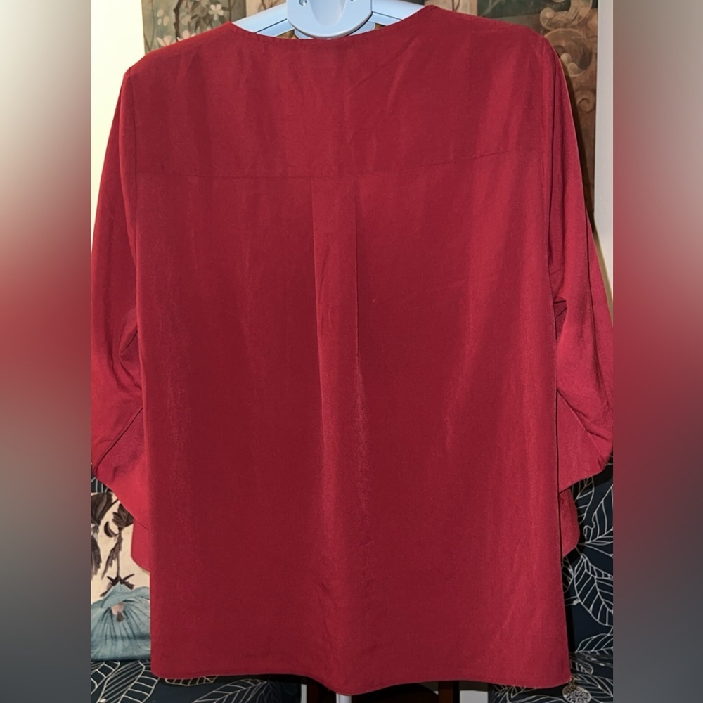 Lane Bryant - Red long Sleeve shirt - Picture 8 of 12
